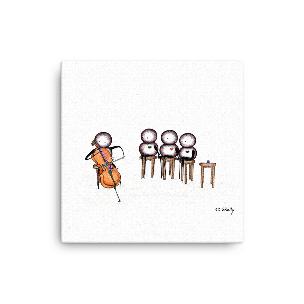 Cello, Premium Canvas Prints