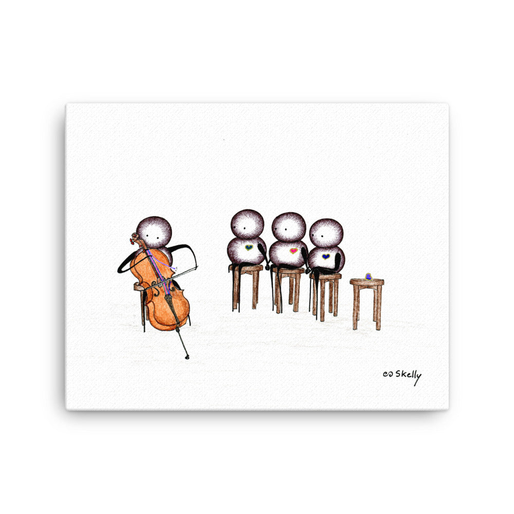 Cello, Premium Canvas Prints