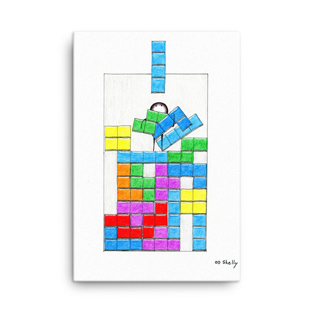 Tetris - Canvas Print