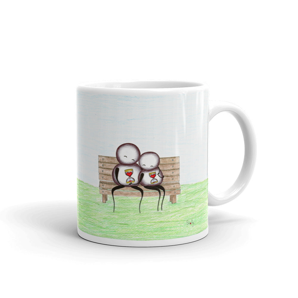 Hourglass Hearts - Mug