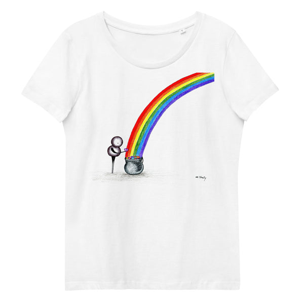 End of the Rainbow - Women's fitted eco tee