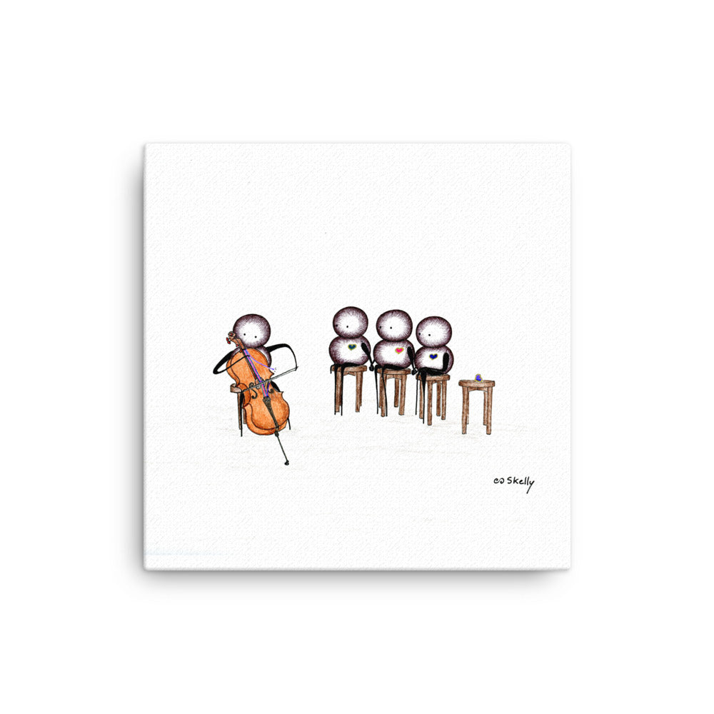 Cello, Premium Canvas Prints