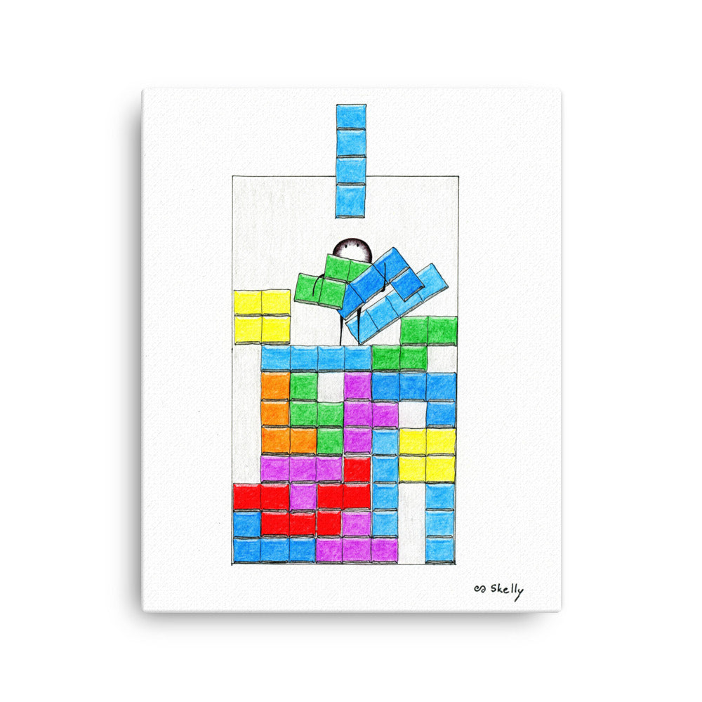 Tetris - Canvas Print