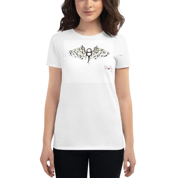 Music Wings - Women's short sleeve t-shirt