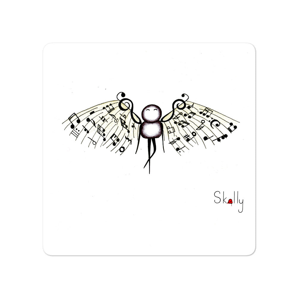 Music Wings - Bubble-free stickers