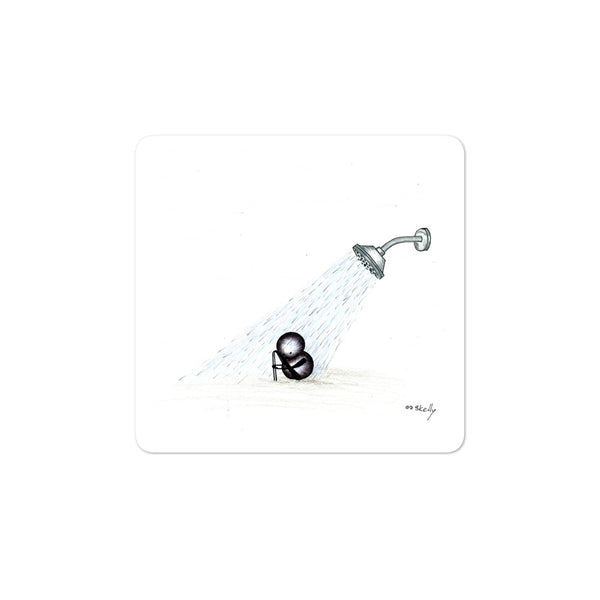 Shower - Bubble-free stickers